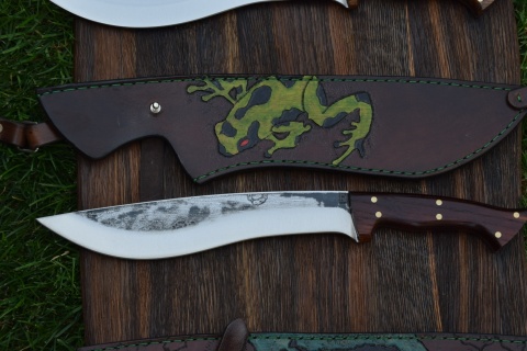 Ciężki nóż obozowy "KUKRI"