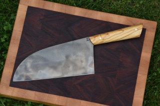 Tasak do cięcia i szatkowania. Stal D2