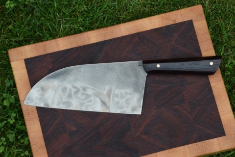 Tasak do cięcia i szatkowania. Stal D2