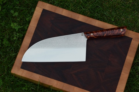 Tasak do cięcia i szatkowania. Stal D2