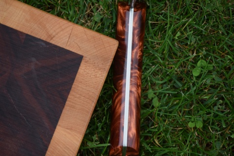 Tasak do cięcia i szatkowania. Stal D2