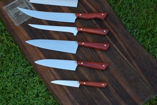 Zestaw XXL 6 noży kuchennych. Stal D2
