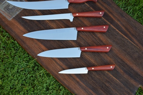 Zestaw XXL 6 noży kuchennych. Stal D2