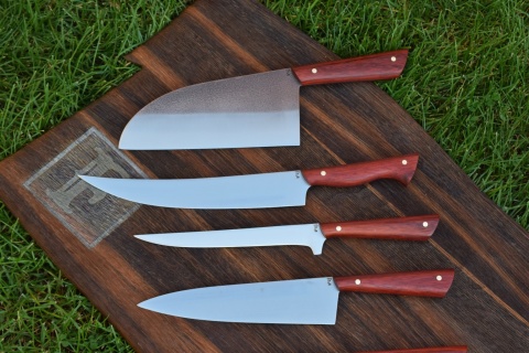 Zestaw XXL 6 noży kuchennych. Stal D2