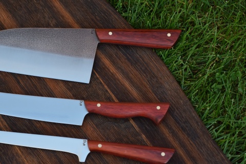 Zestaw XXL 6 noży kuchennych. Stal D2