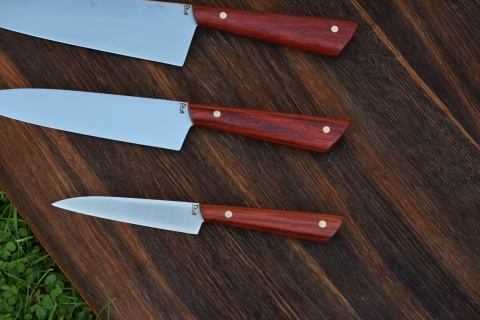 Zestaw XXL 6 noży kuchennych. Stal D2