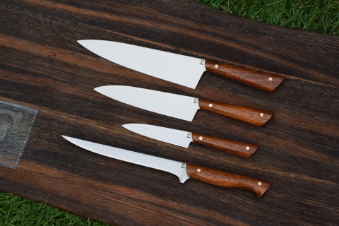 Zestaw XXL 6 noży kuchennych. Stal D2