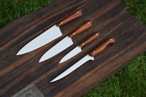 Zestaw XXL 6 noży kuchennych. Stal D2