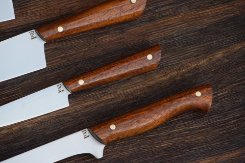 Zestaw XXL 6 noży kuchennych. Stal D2